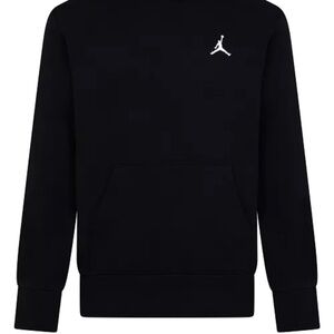 Jordan Black Hoodie with white Logo